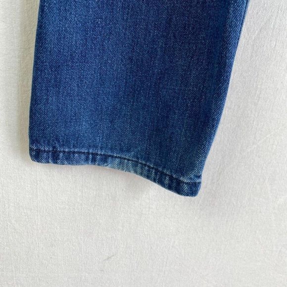 LEVI 522 Dark Blue Ripped Jean - Picture 11 of 13